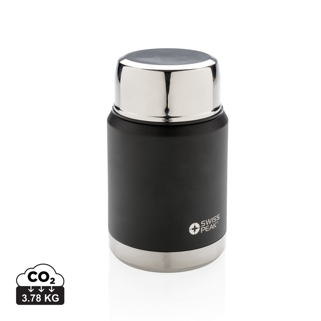 Swiss Peak Elite copper vacuum food container - Black