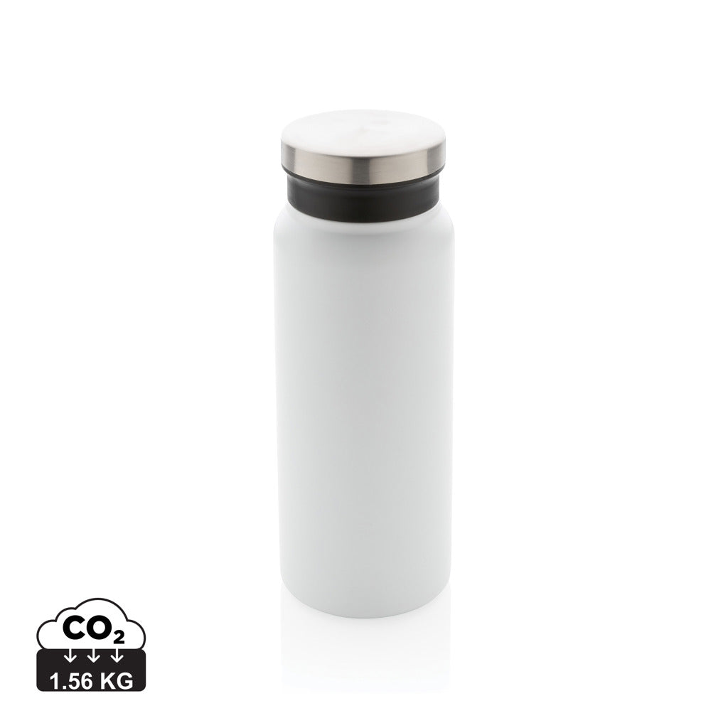 RCS Recycled stainless steel vacuum bottle 600ML - White