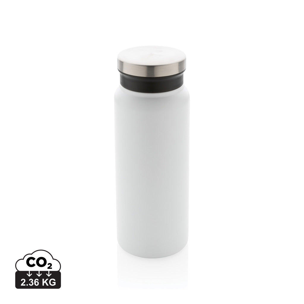 RCS Recycled stainless steel vacuum bottle 600ML - White