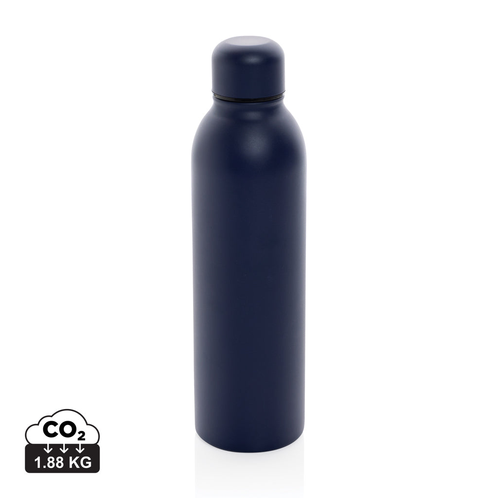 RCS Recycled stainless steel vacuum bottle 500ML - Navy