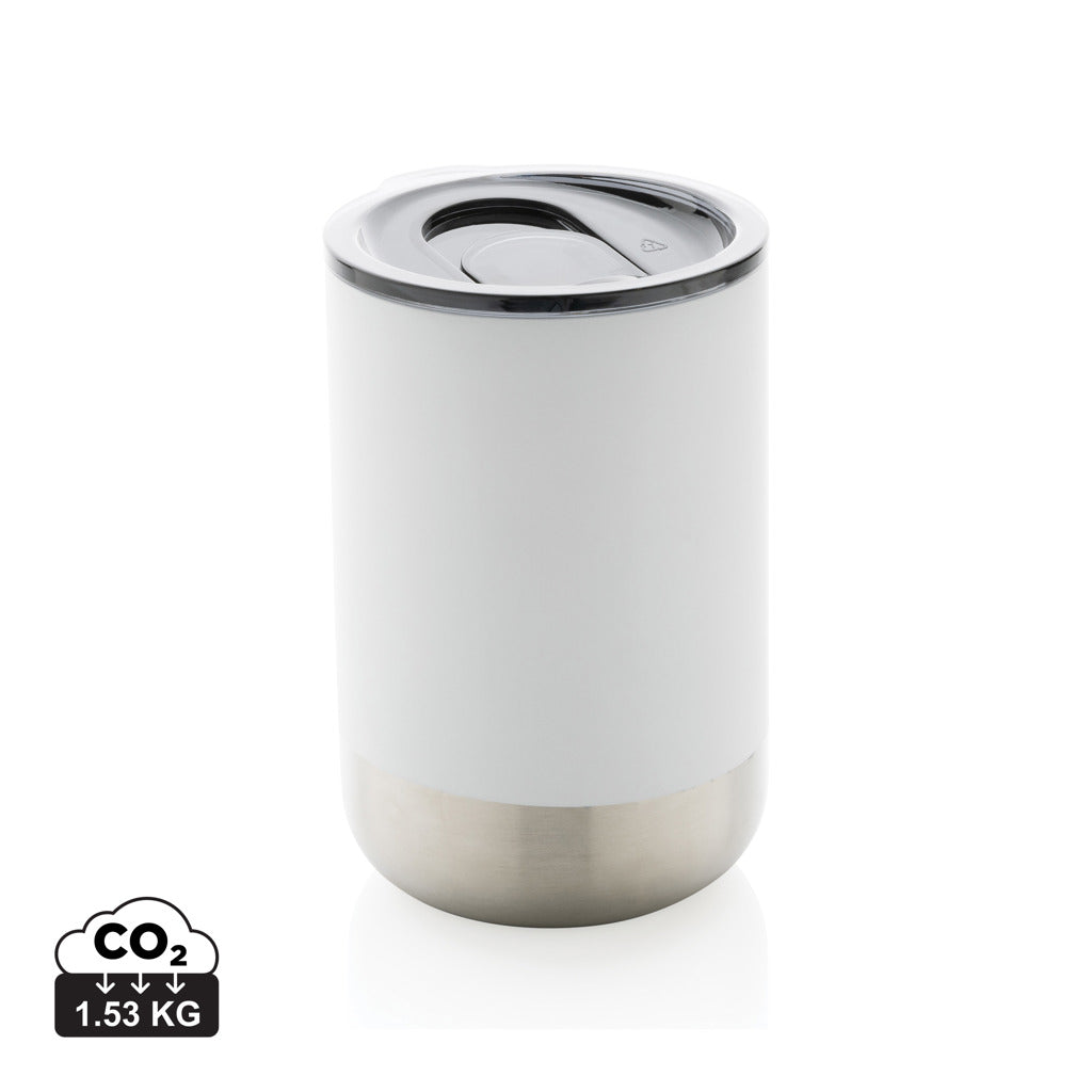 RCS recycled stainless steel tumbler - White