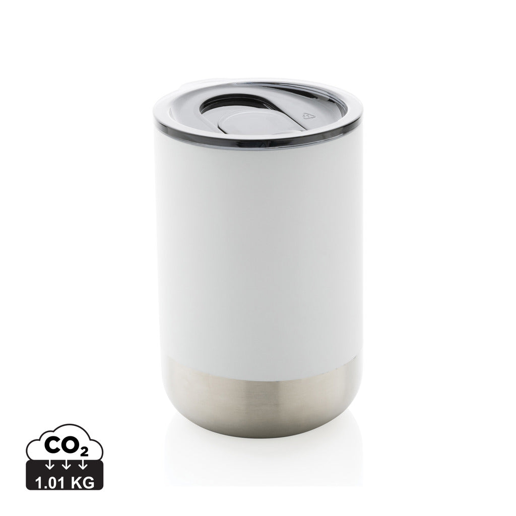 RCS recycled stainless steel tumbler - White