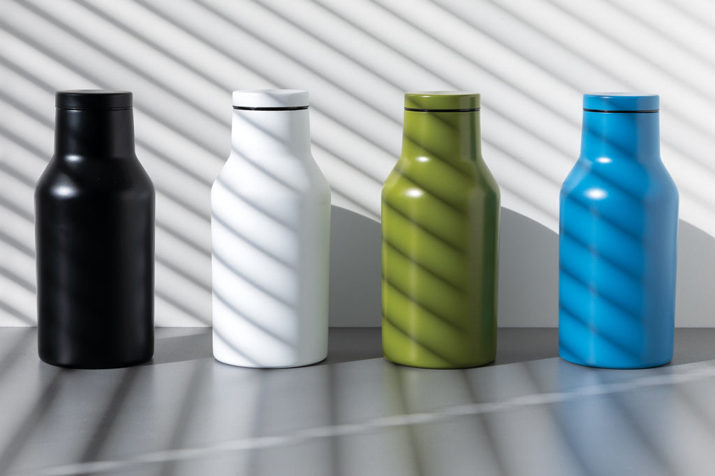 RCS Recycled stainless steel compact bottle - Blue