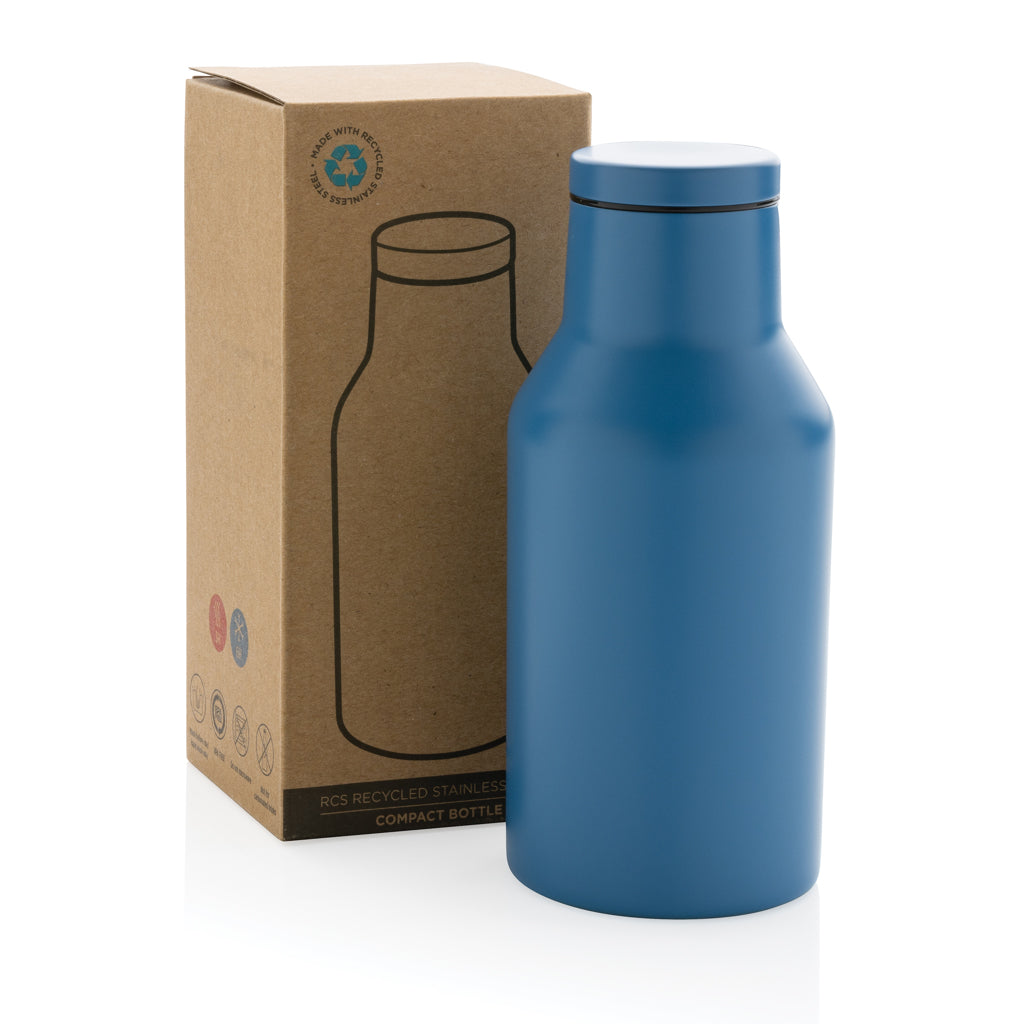 RCS Recycled stainless steel compact bottle - Blue
