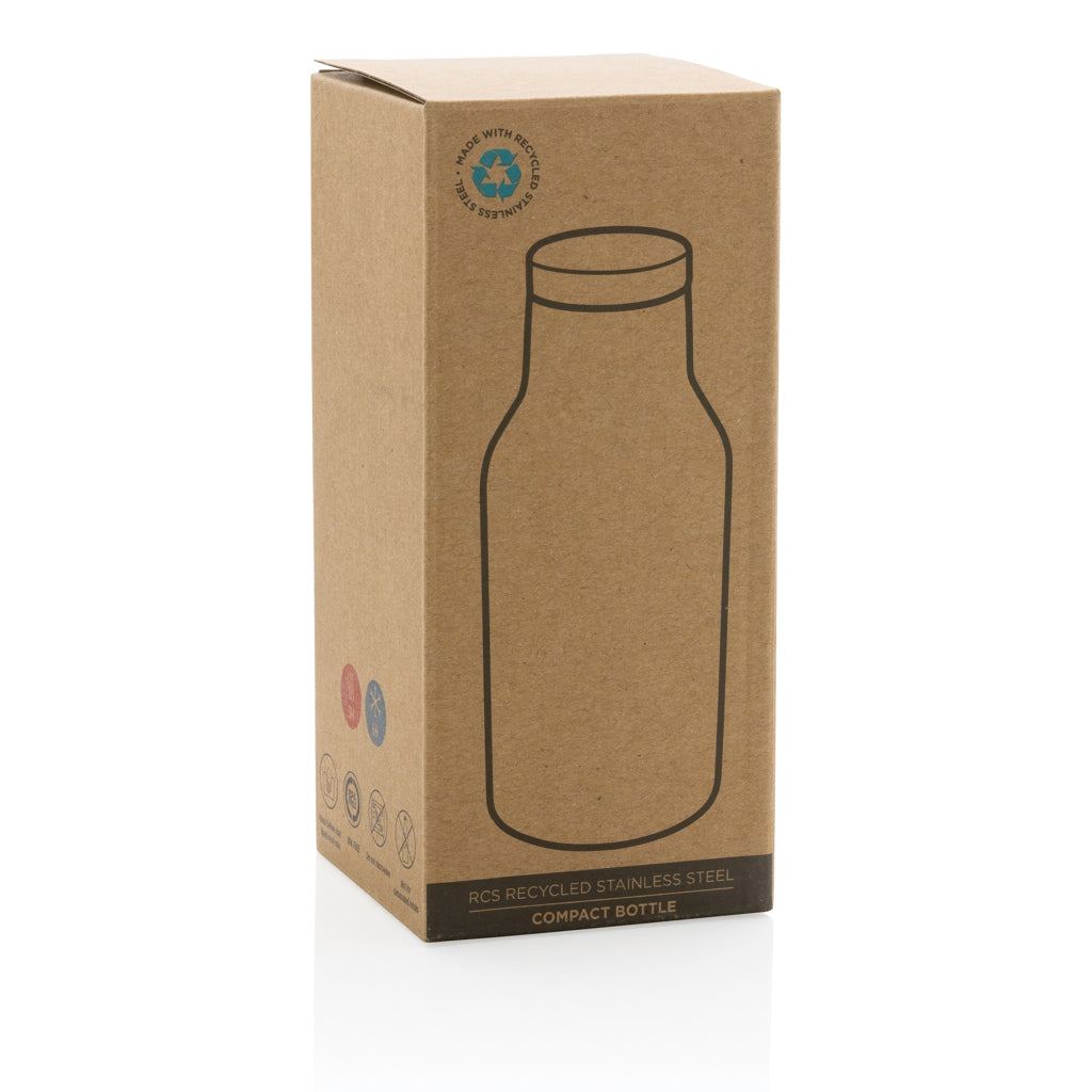 RCS Recycled stainless steel compact bottle - Blue