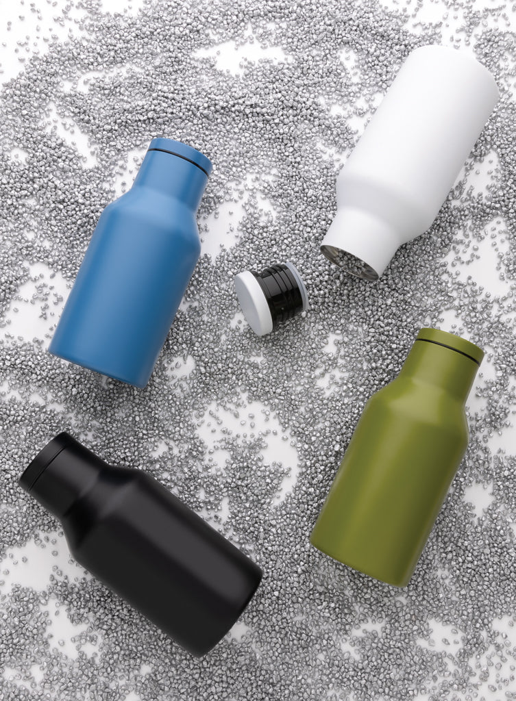 RCS Recycled stainless steel compact bottle - Green
