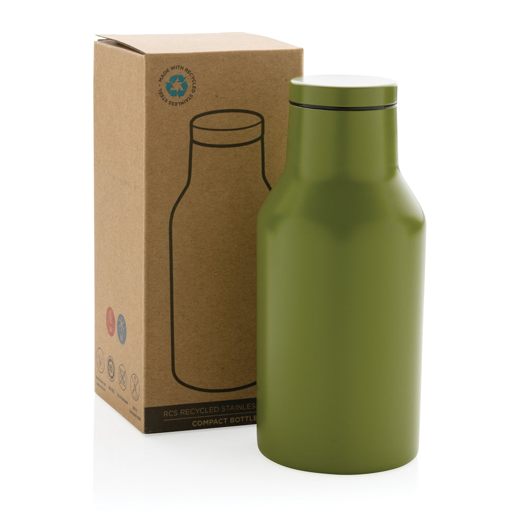 RCS Recycled stainless steel compact bottle - Green