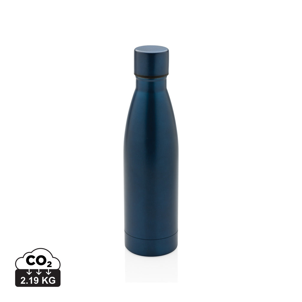 RCS Recycled stainless steel solid vacuum bottle - Navy