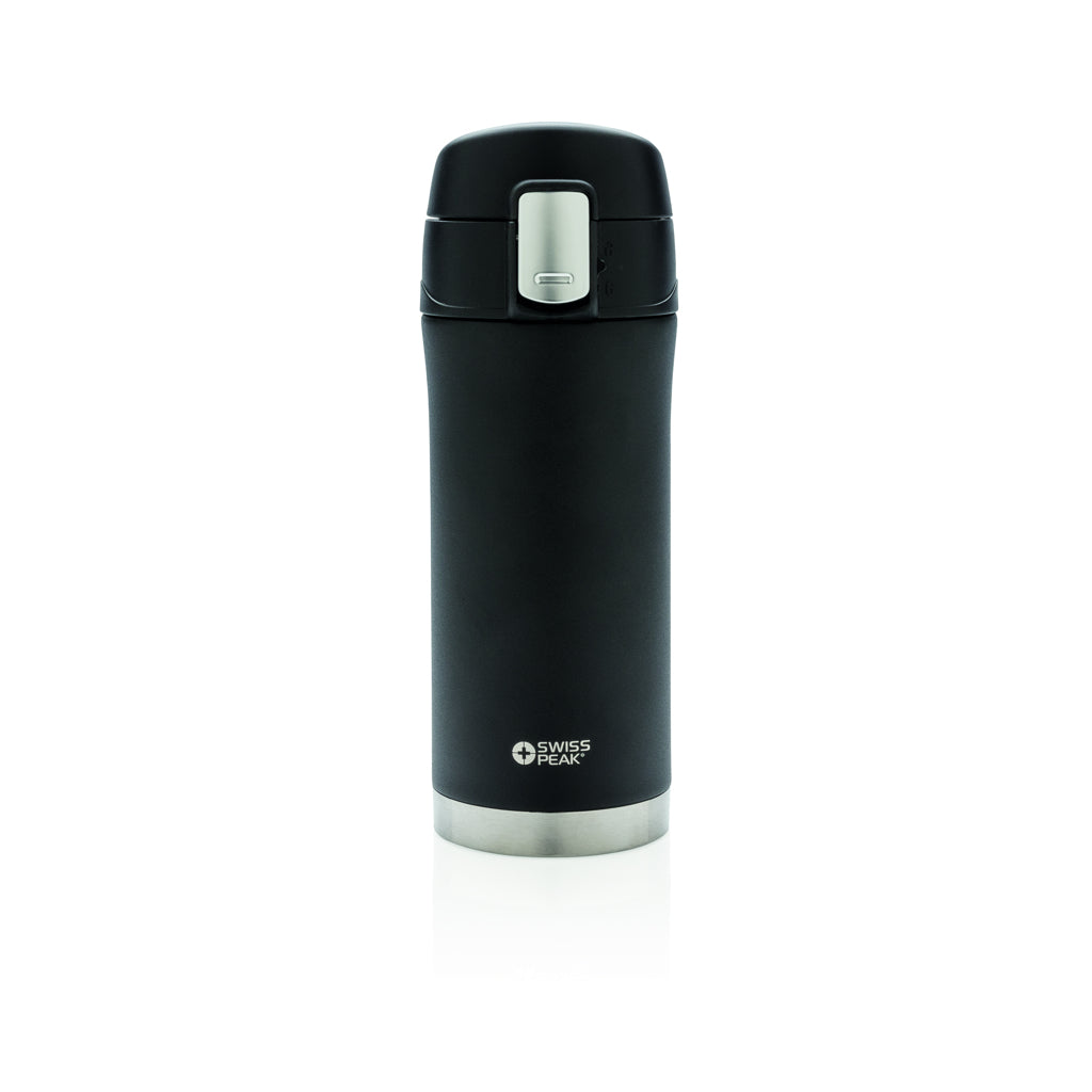 Swiss Peak Elite copper vacuum mug - Black
