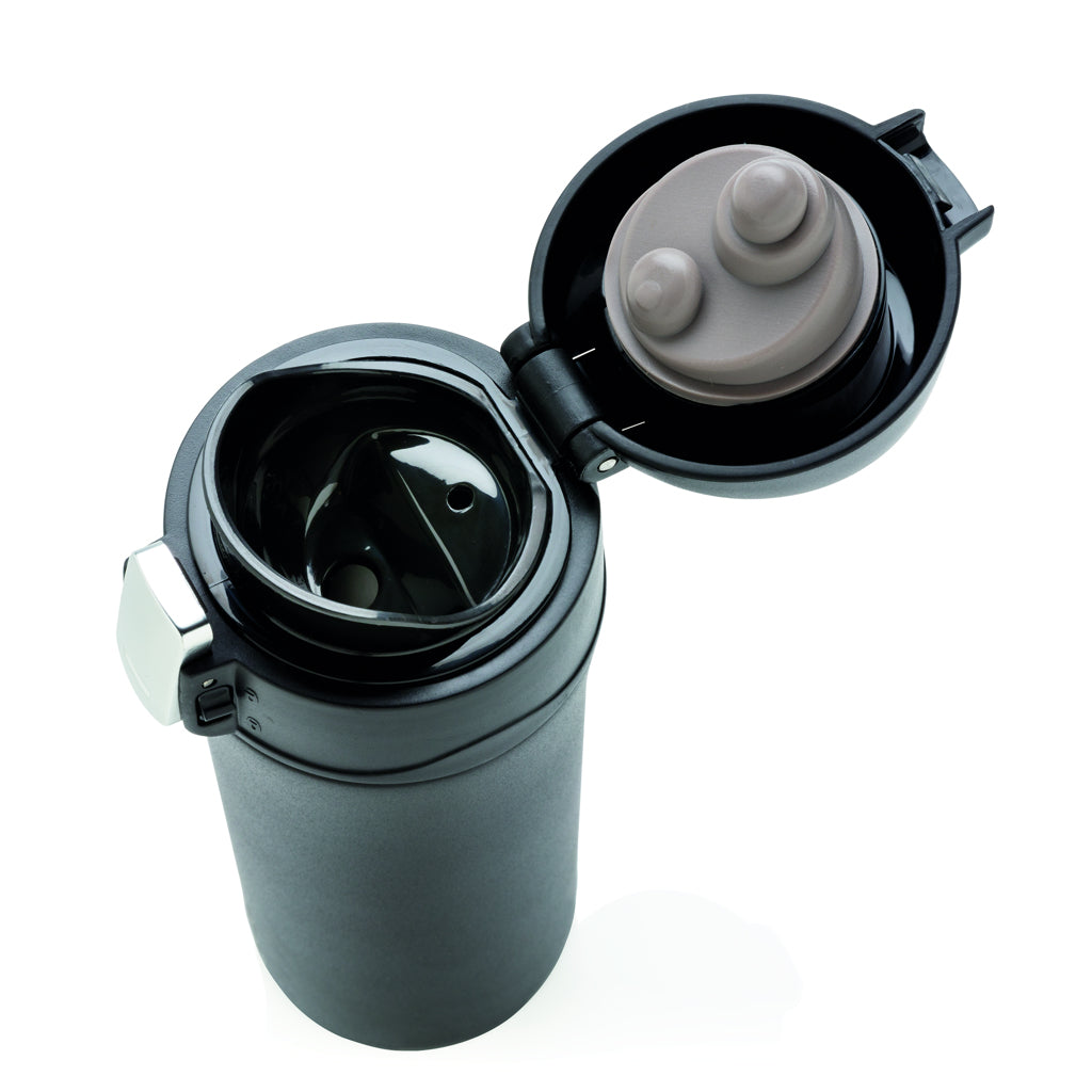 Swiss Peak Elite copper vacuum mug - Black