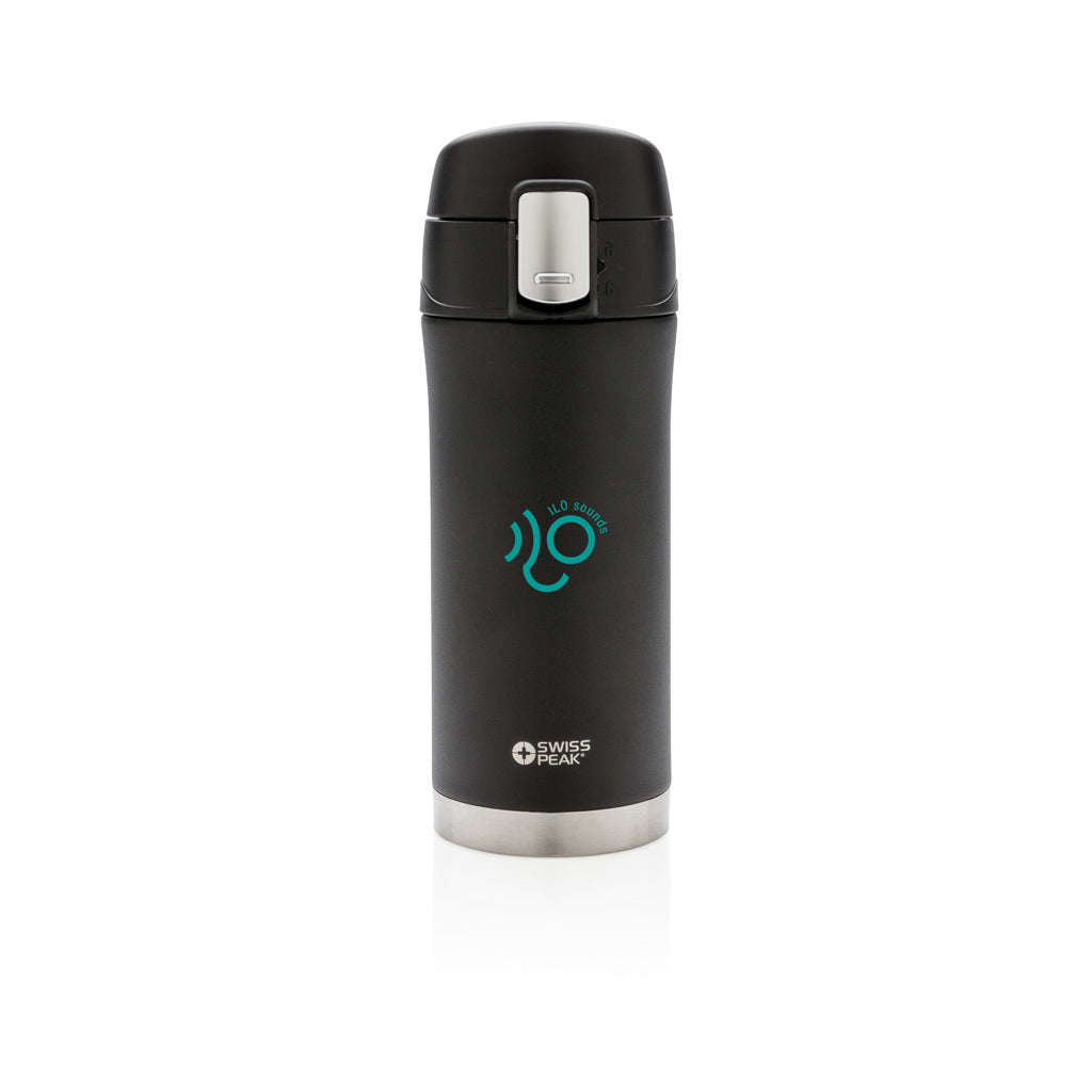 Swiss Peak Elite copper vacuum mug - Black