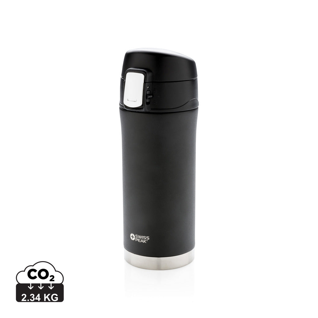 Swiss Peak Elite copper vacuum mug - Black