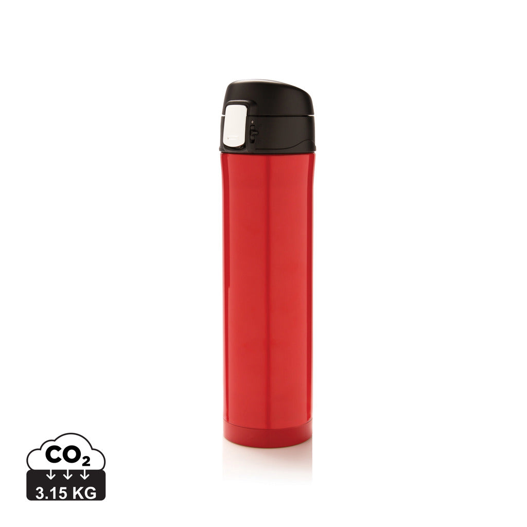 Easy lock vacuum flask - Red