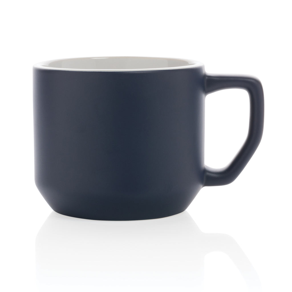 Ceramic modern mug 350ml - Navy