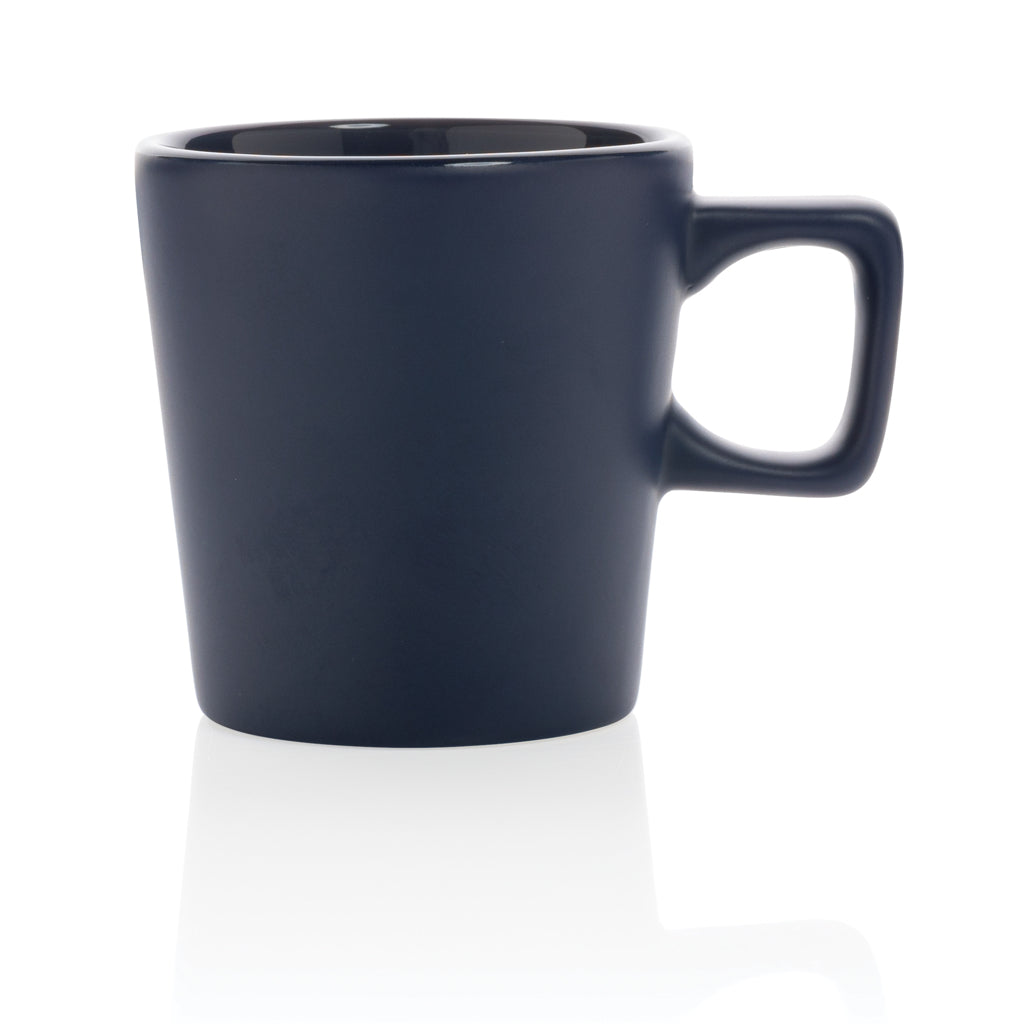 Ceramic modern coffee mug 300ml - Navy