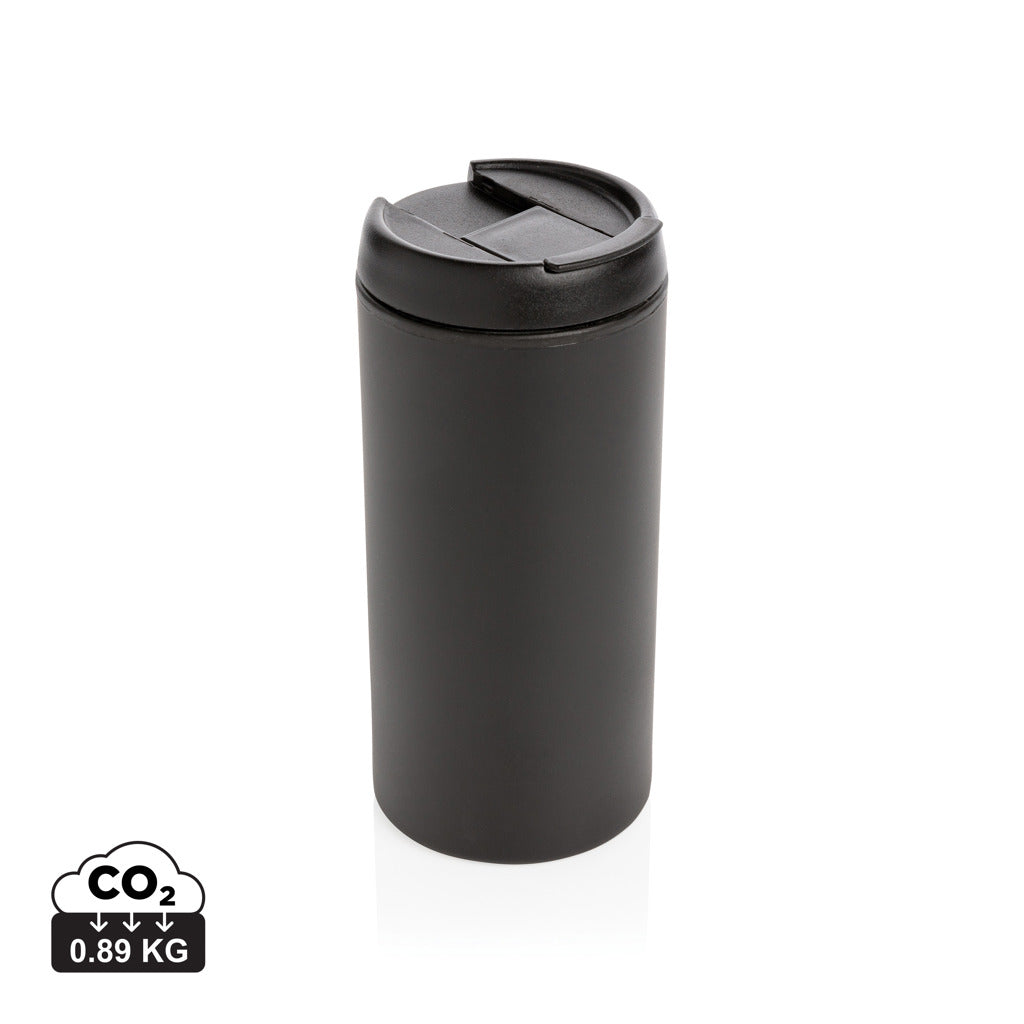 Metro RCS Recycled stainless steel tumbler - Black