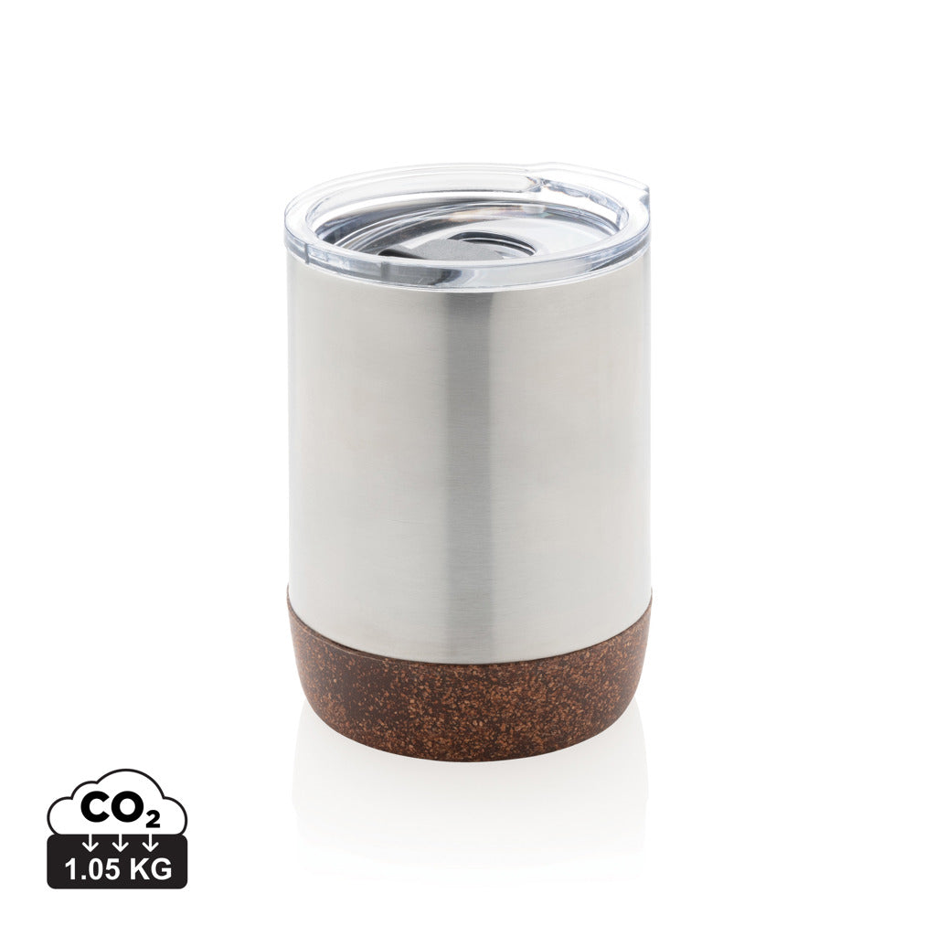 RCS Re-steel cork small vacuum coffee mug - Silver