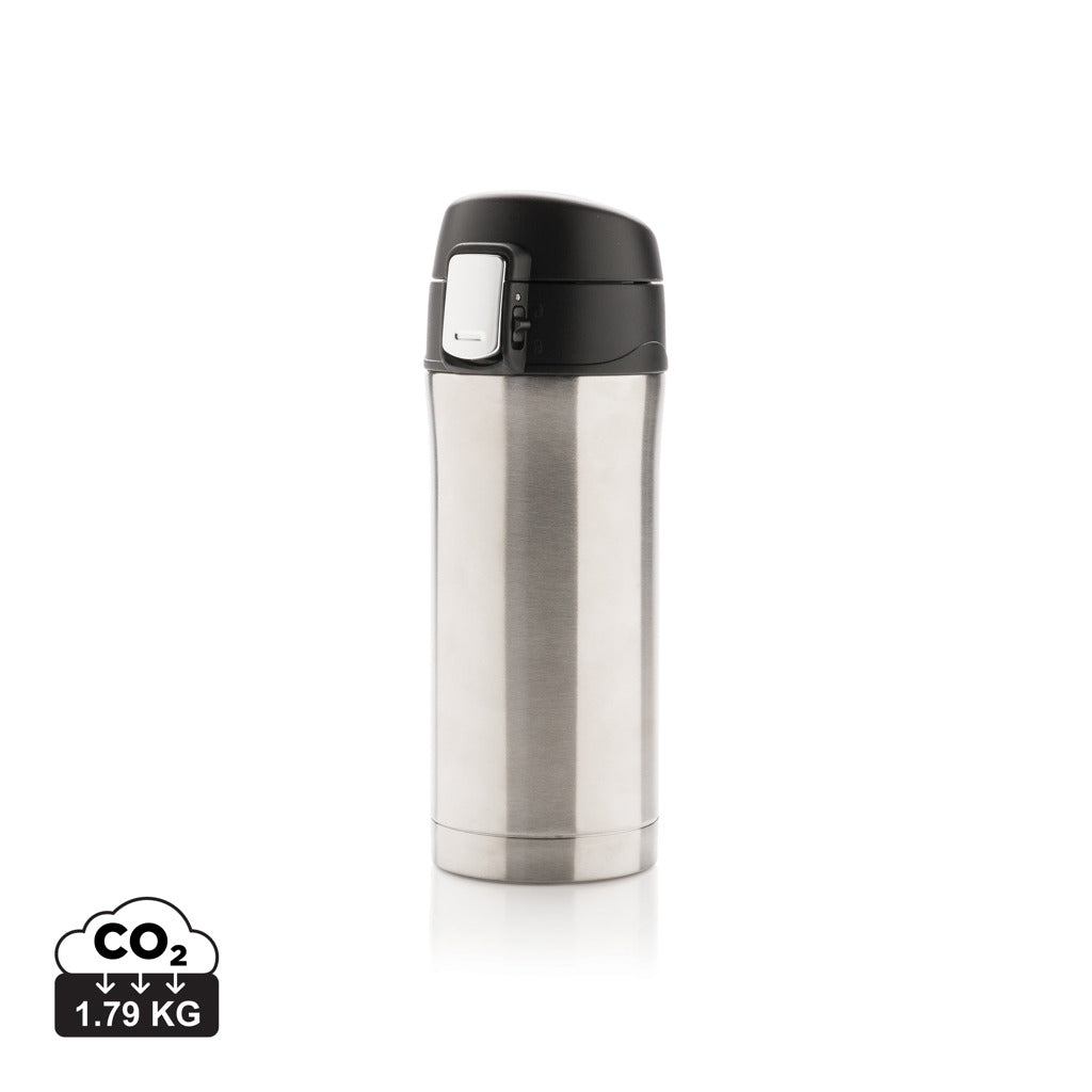 RCS Recycled stainless steel easy lock vacuum mug - Silver
