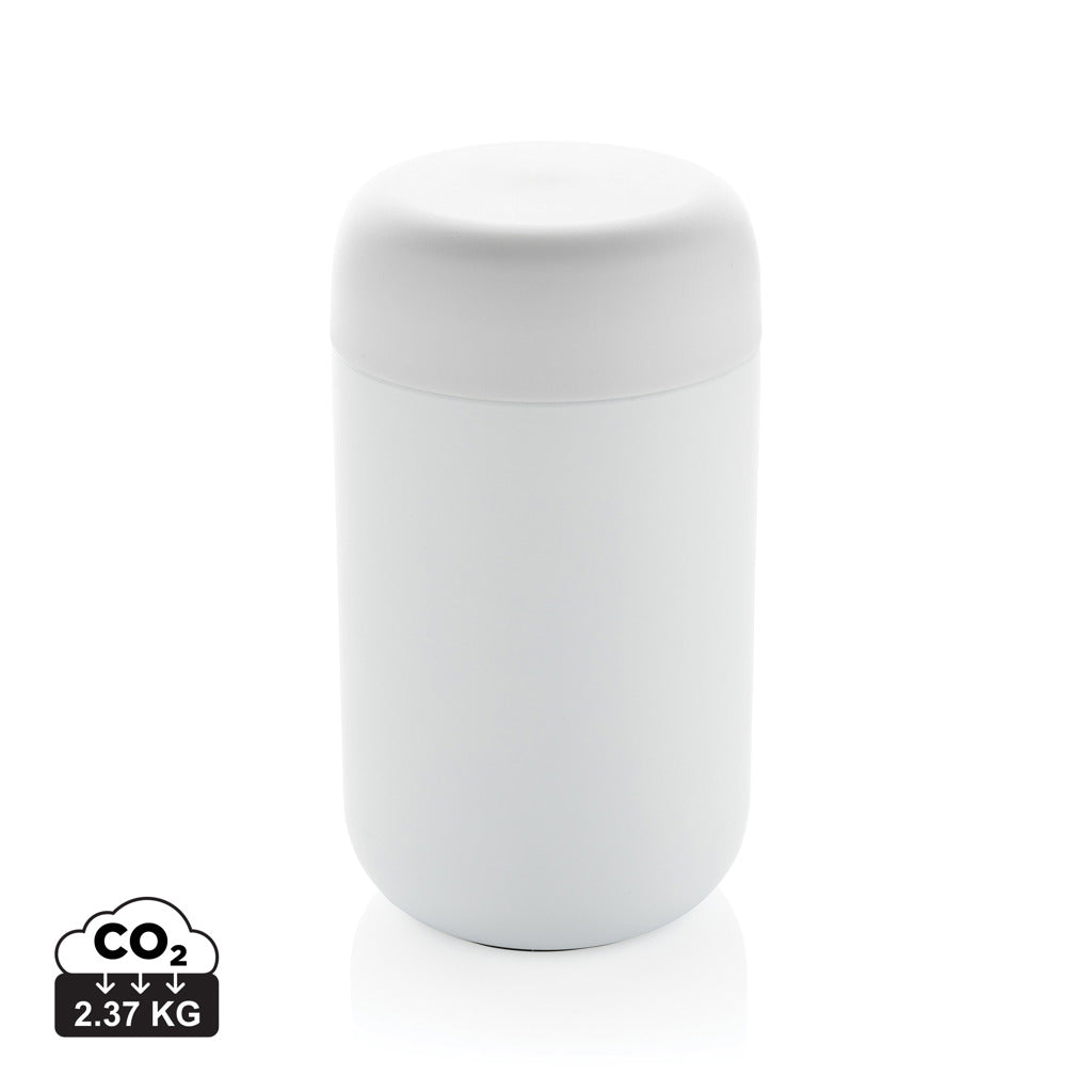 Brew RCS certified recycled stainless steel vacuum tumbler - White