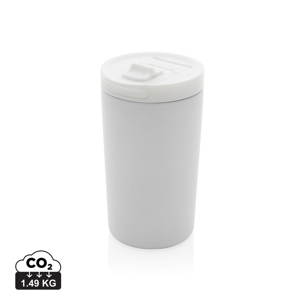 RCS RSS Double wall vacuum leakproof lock mug - White
