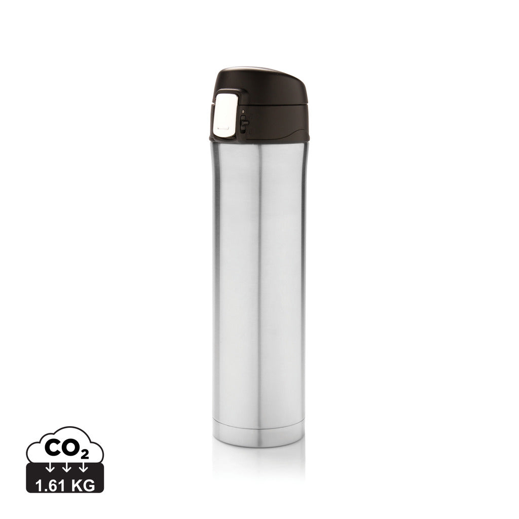 RCS Re-steel easy lock vacuum flask - Silver