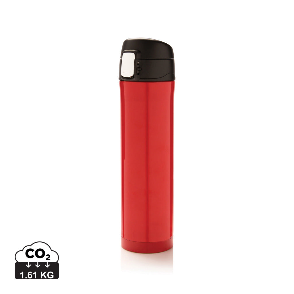 RCS Re-steel easy lock vacuum flask - Red