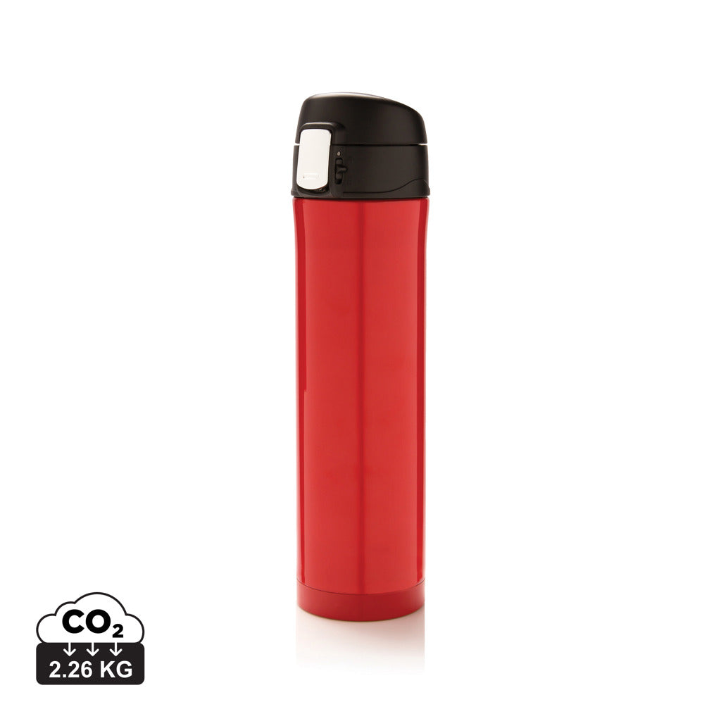 RCS Re-steel easy lock vacuum flask - Red