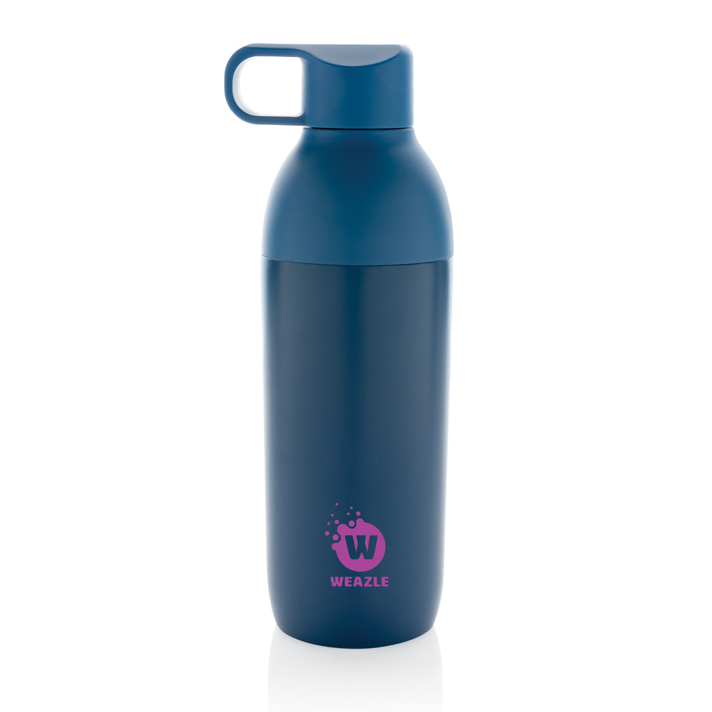 Flow RCS recycled stainless steel vacuum bottle - Blue