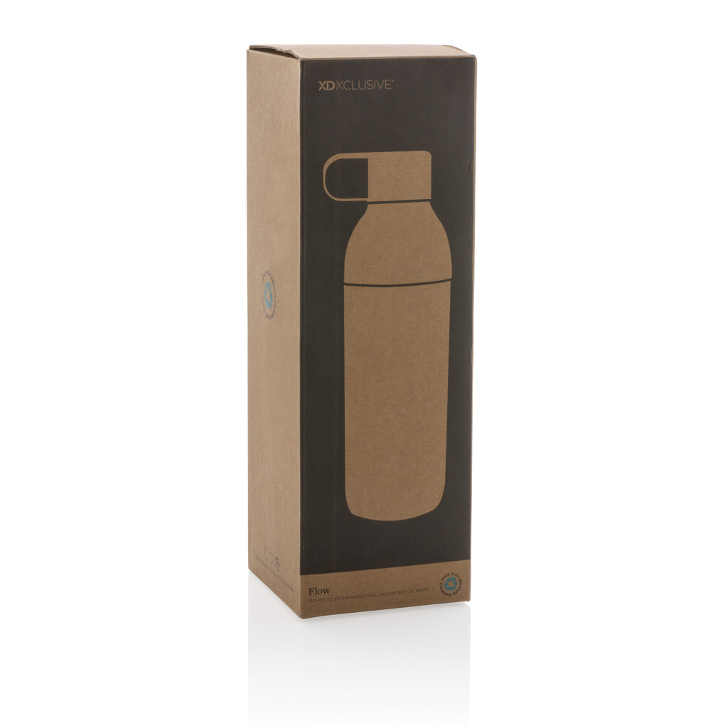 Flow RCS recycled stainless steel vacuum bottle - Blue