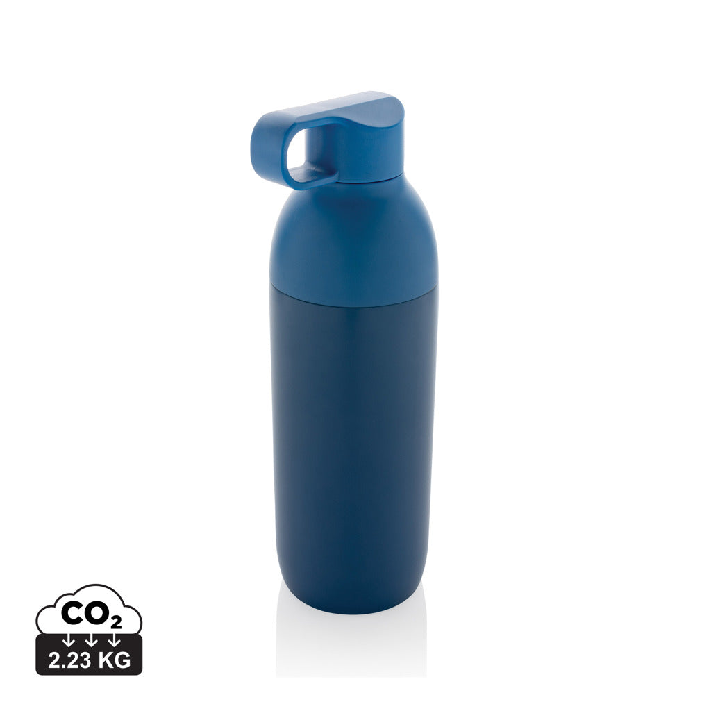 Flow RCS recycled stainless steel vacuum bottle - Blue