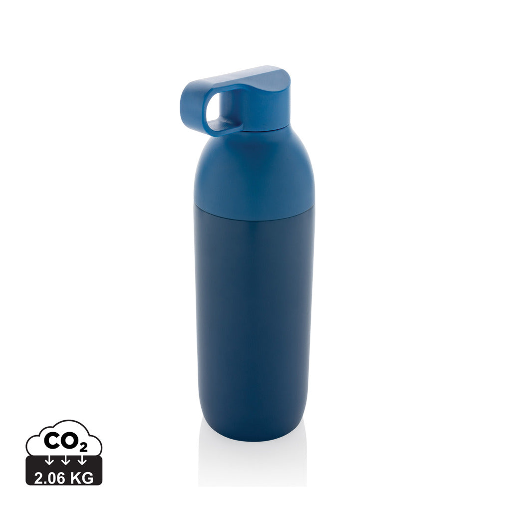 Flow RCS recycled stainless steel vacuum bottle - Blue