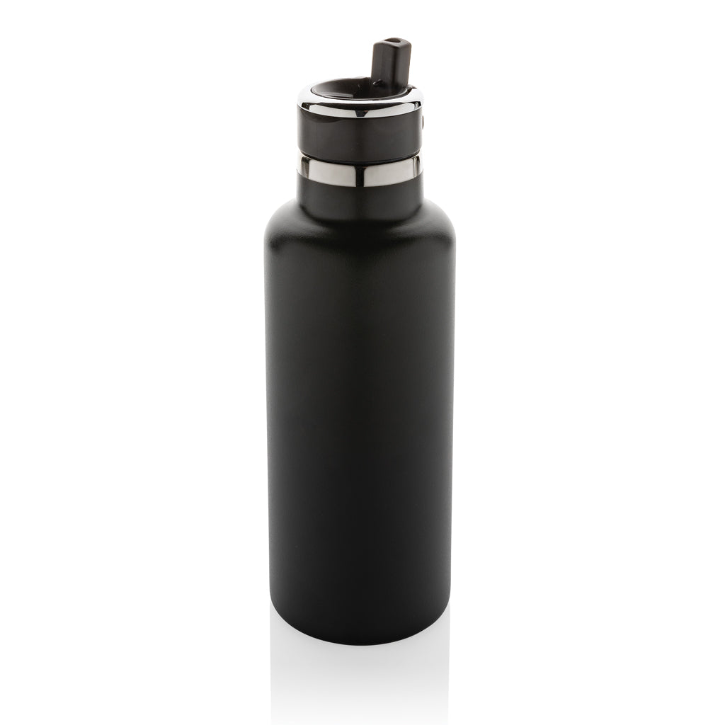 Hydro RCS recycled stainless steel vacuum bottle with spout - Indigo