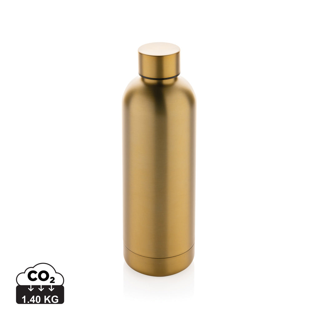 RCS Recycled stainless steel Impact vacuum bottle - Gold