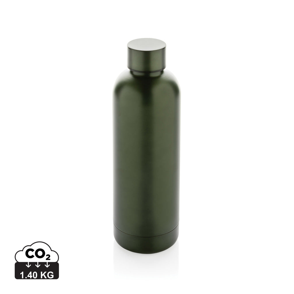 RCS Recycled stainless steel Impact vacuum bottle - Green