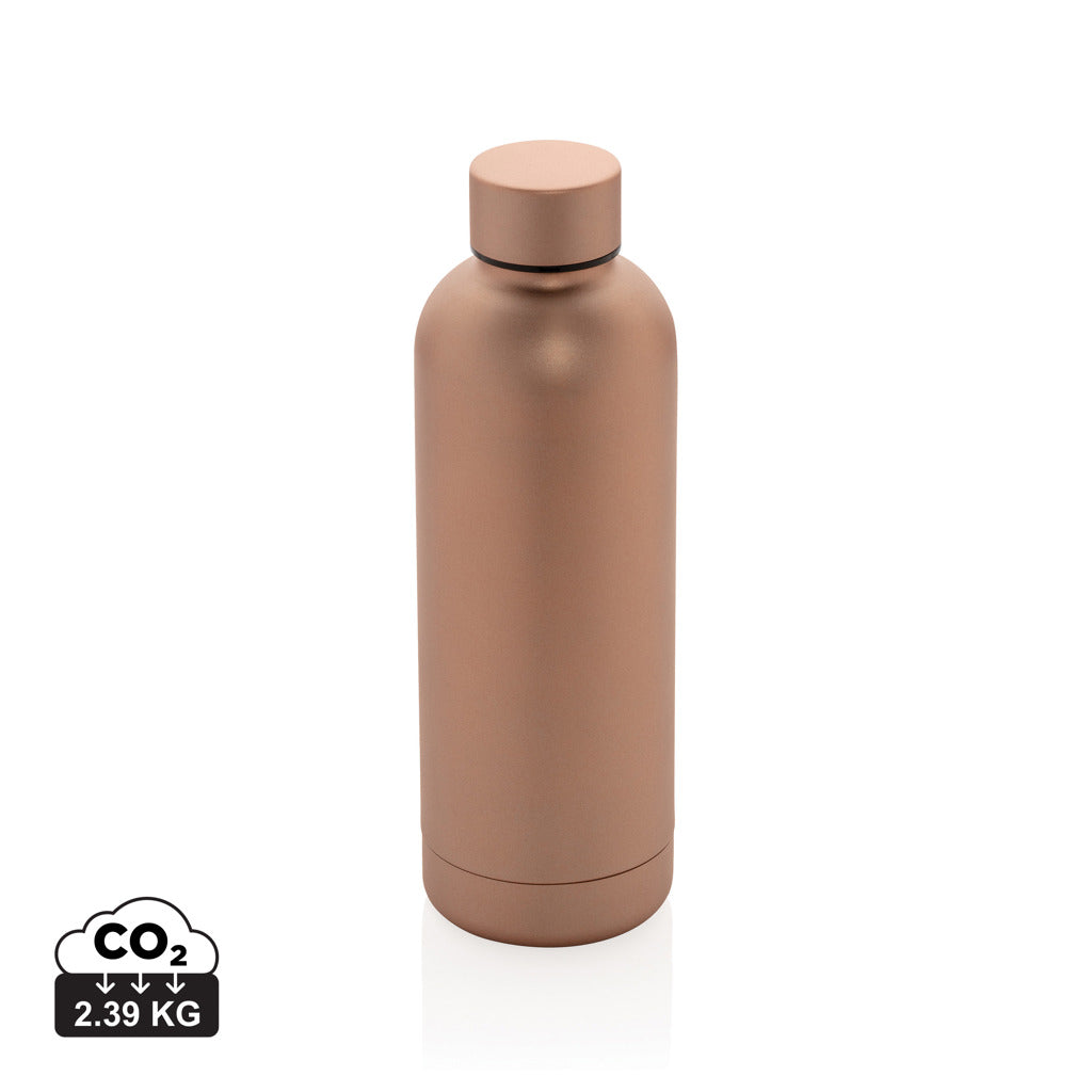 RCS Recycled stainless steel Impact vacuum bottle - Brown