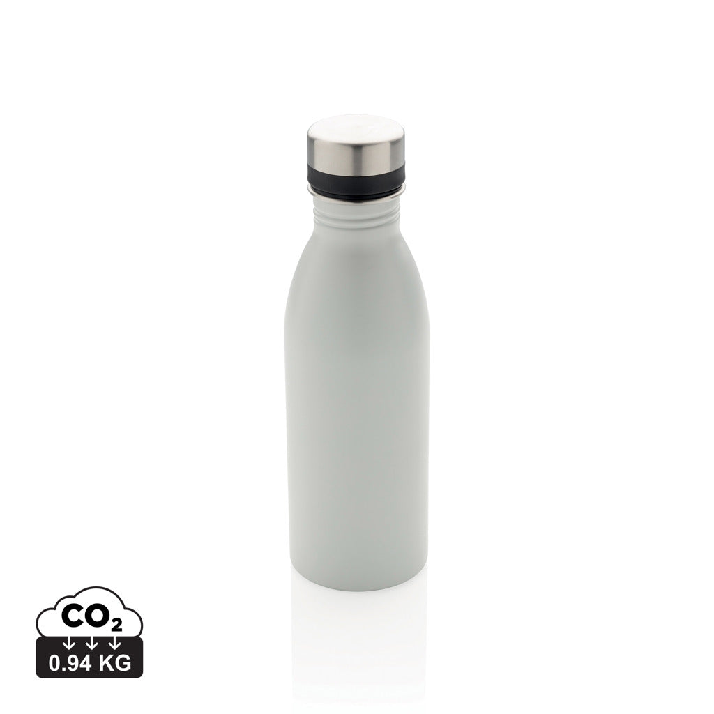RCS Recycled stainless steel deluxe water bottle - White