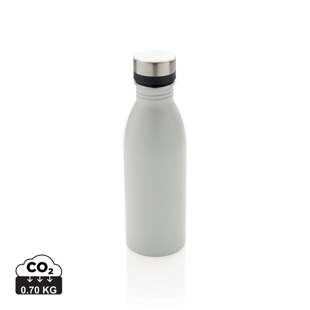 RCS Recycled stainless steel deluxe water bottle - White
