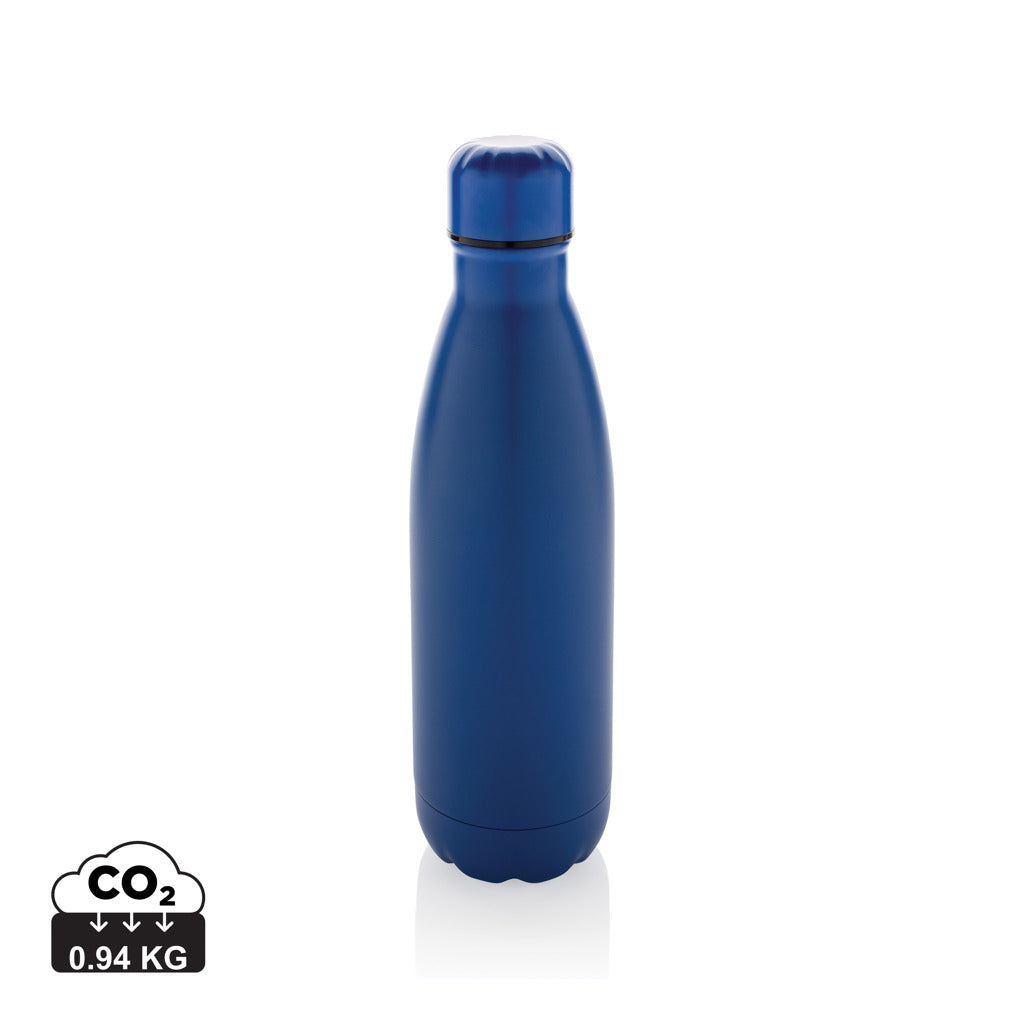 Eureka RCS certified re-steel single wall water bottle - Blue