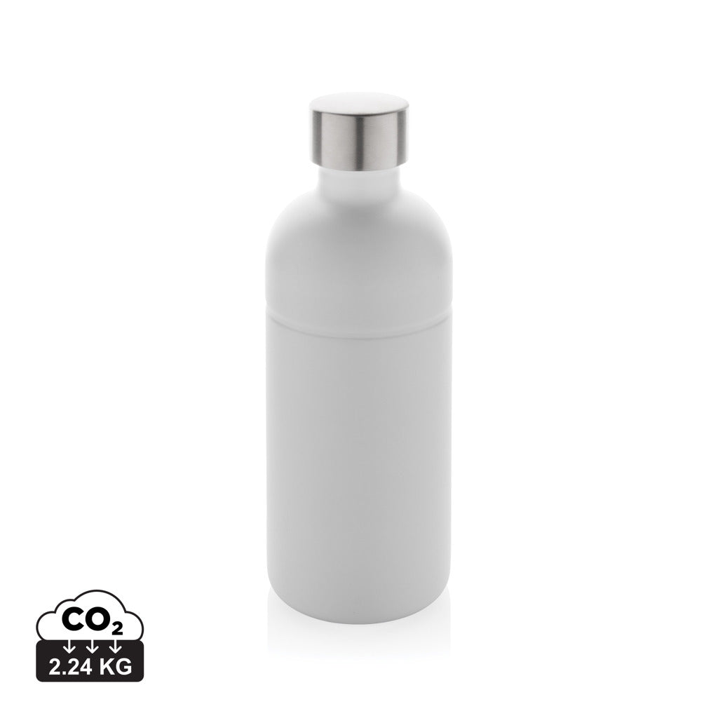 Soda RCS certified re-steel carbonated drinking bottle - White
