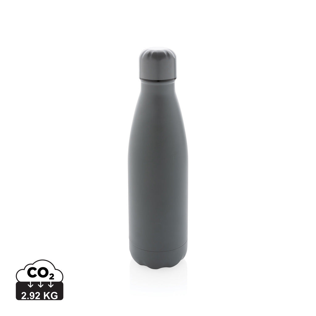 Solid colour vacuum stainless steel bottle 500 ml - Grey