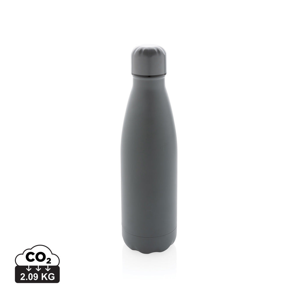 Solid colour vacuum stainless steel bottle 500 ml - Grey