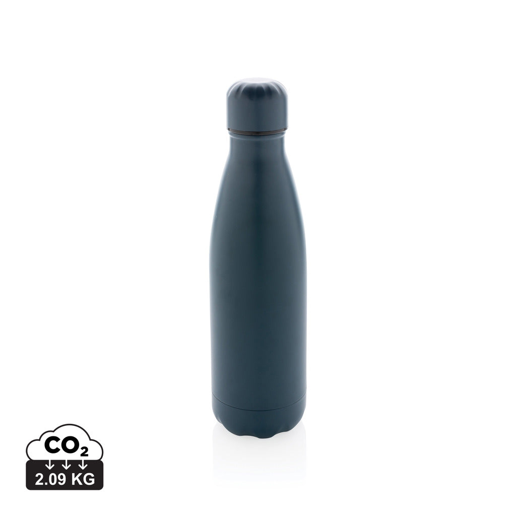 Solid colour vacuum stainless steel bottle 500 ml - Blue