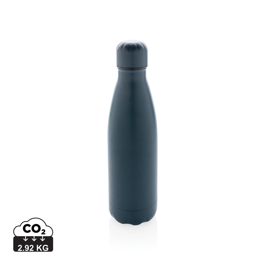 Solid colour vacuum stainless steel bottle 500 ml - Blue