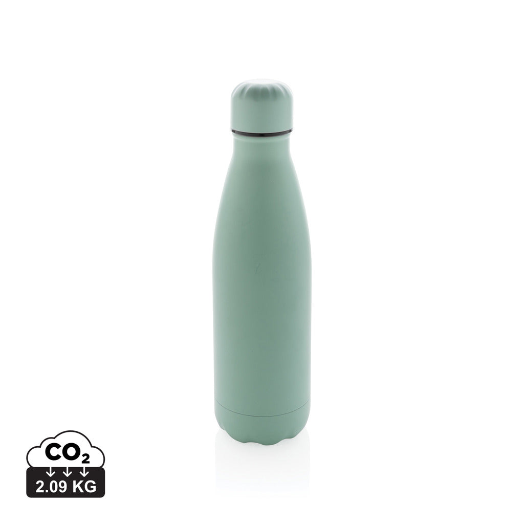 Solid colour vacuum stainless steel bottle 500 ml - Green