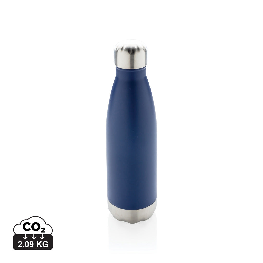 Vacuum insulated stainless steel bottle - Blue