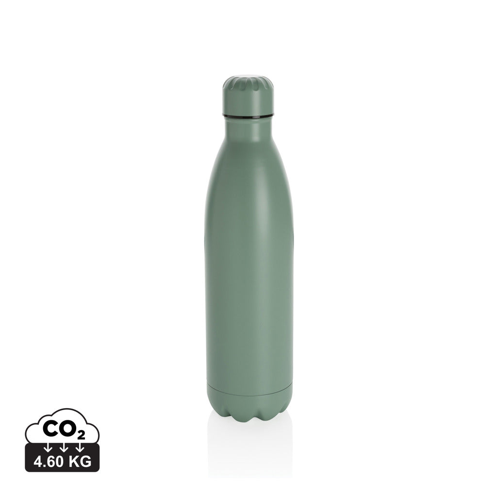Solid colour vacuum stainless steel bottle 750ml - Green