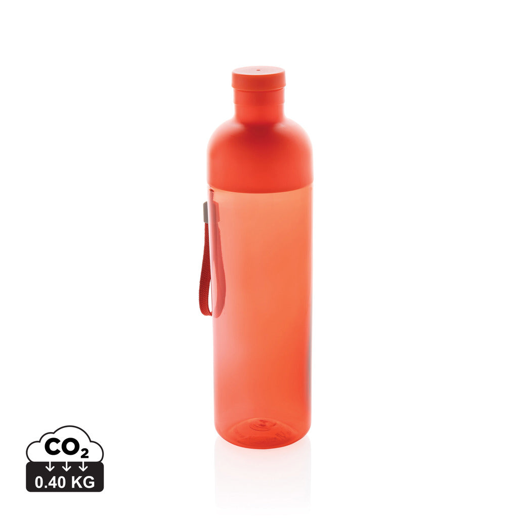 Impact RCS recycled PET leakproof water bottle 600ml - Red