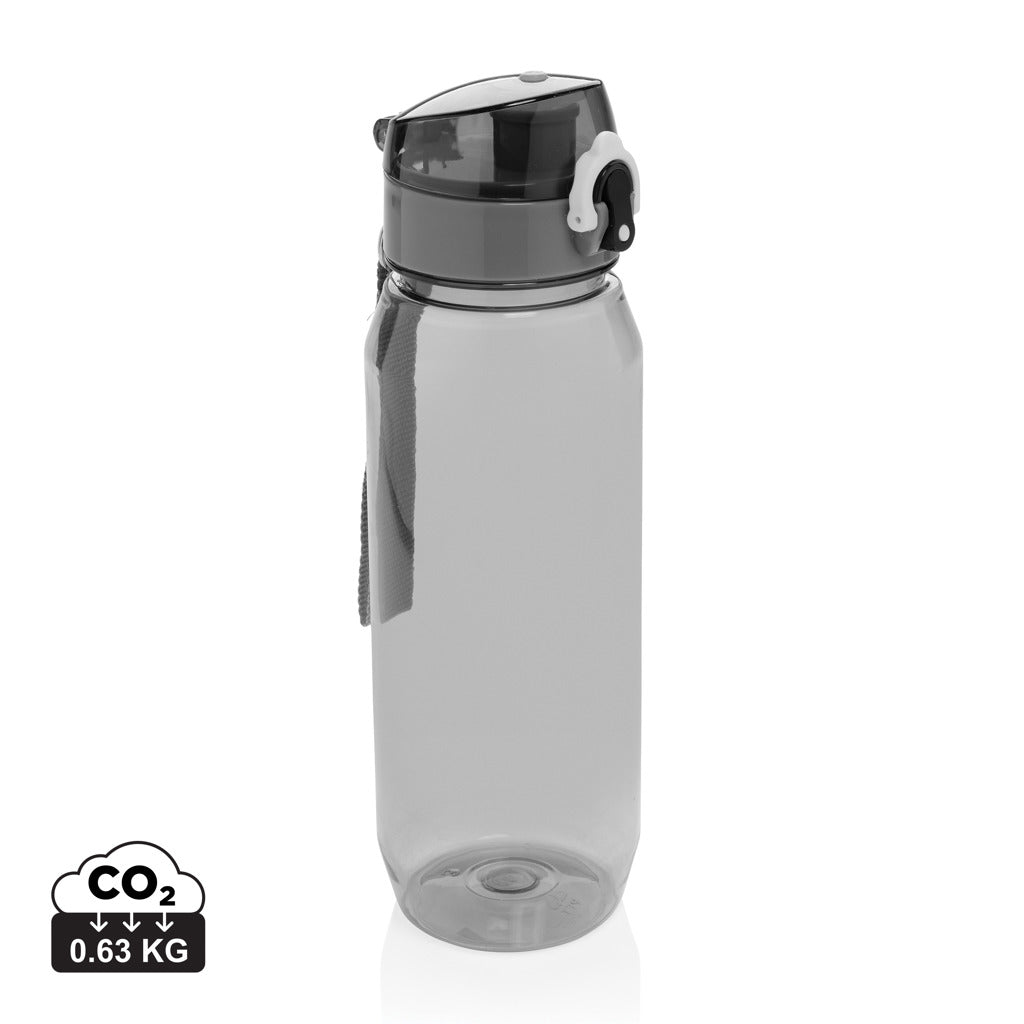 Yide RCS Recycled PET leakproof lockable waterbottle 800ml - Black