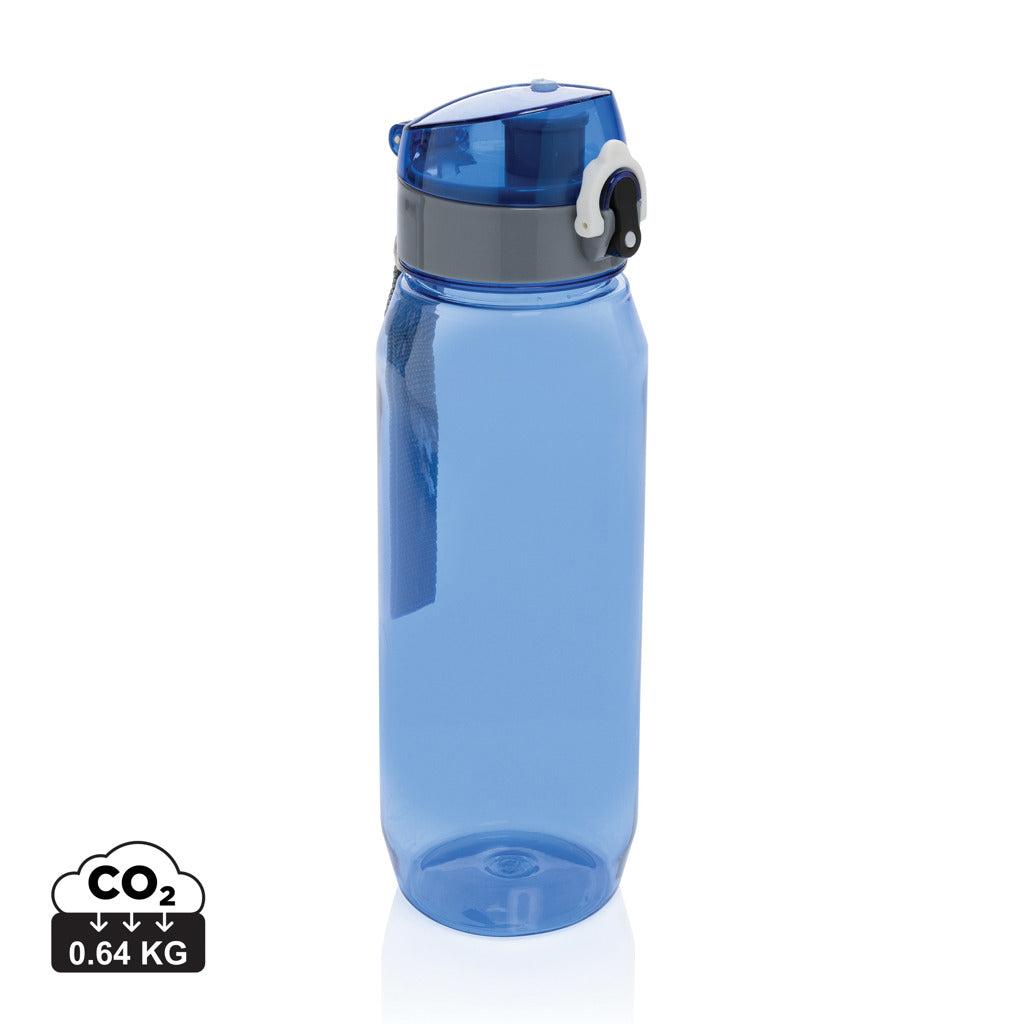 Yide RCS Recycled PET leakproof lockable waterbottle 800ml - Blue