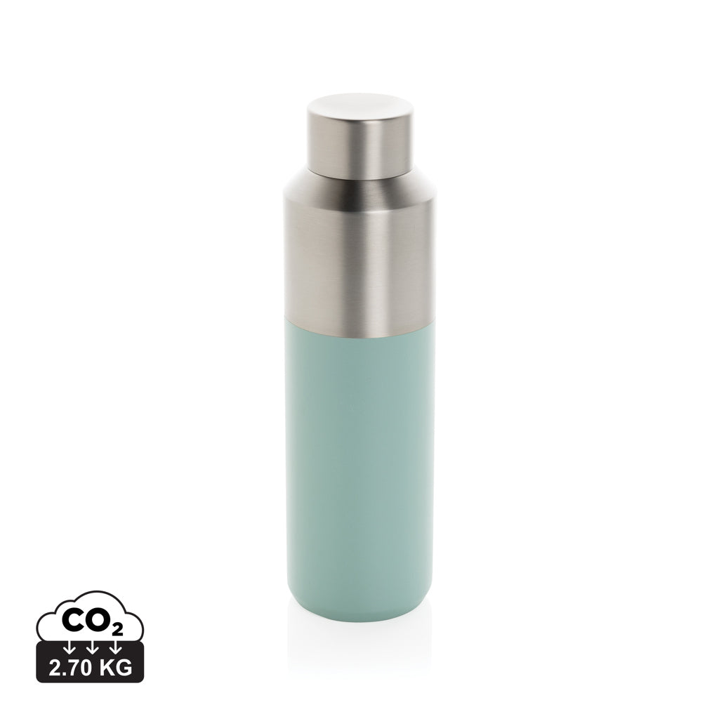 Fluid RCS certified recycled steel water bottle 600ml - Green